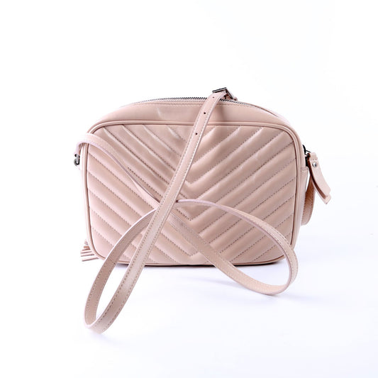 Saint Laurent Lou Camera Quilted 612544 Beige Bag