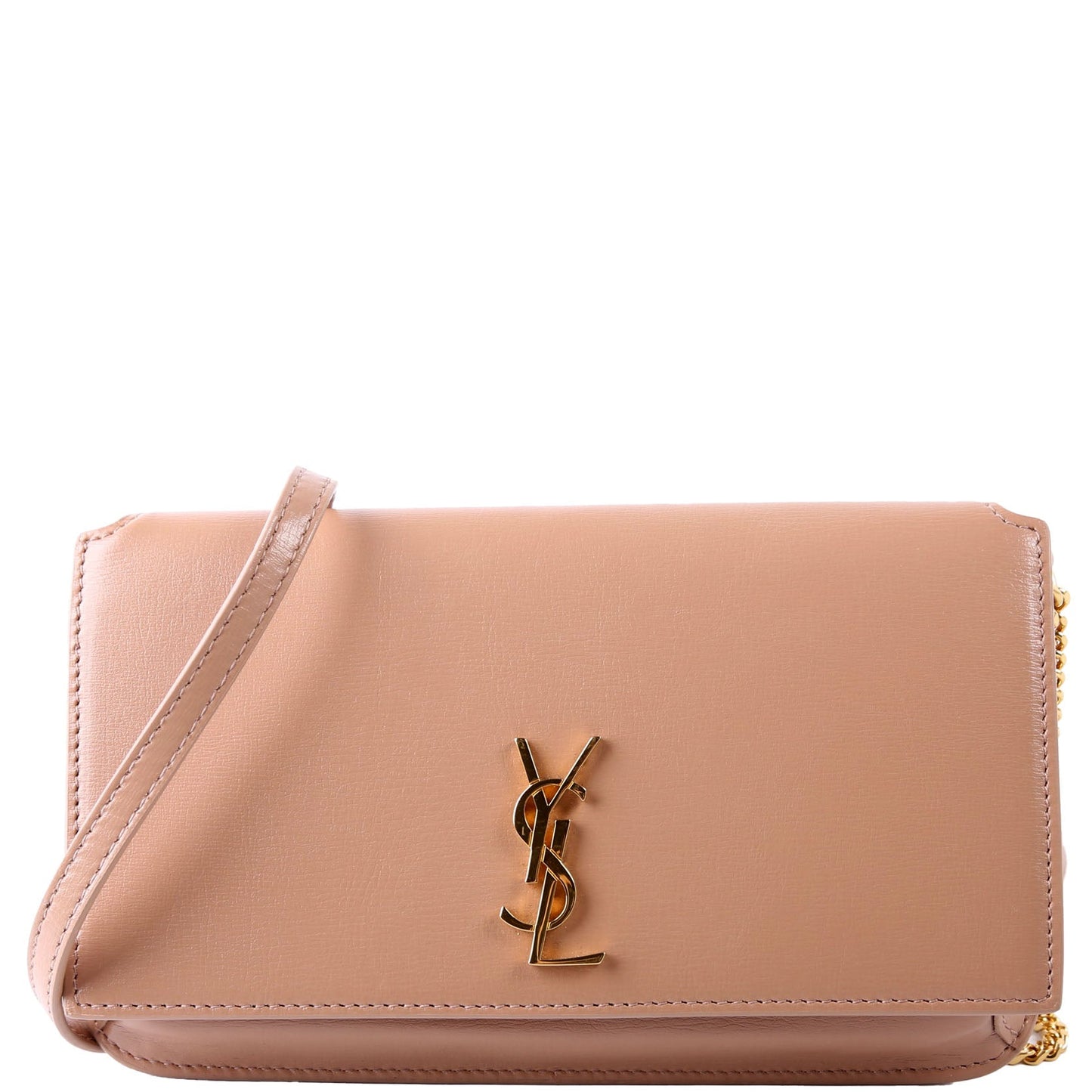 Saint Laurent 635095 Cassandra Phone Holder With Strap Tan Bag