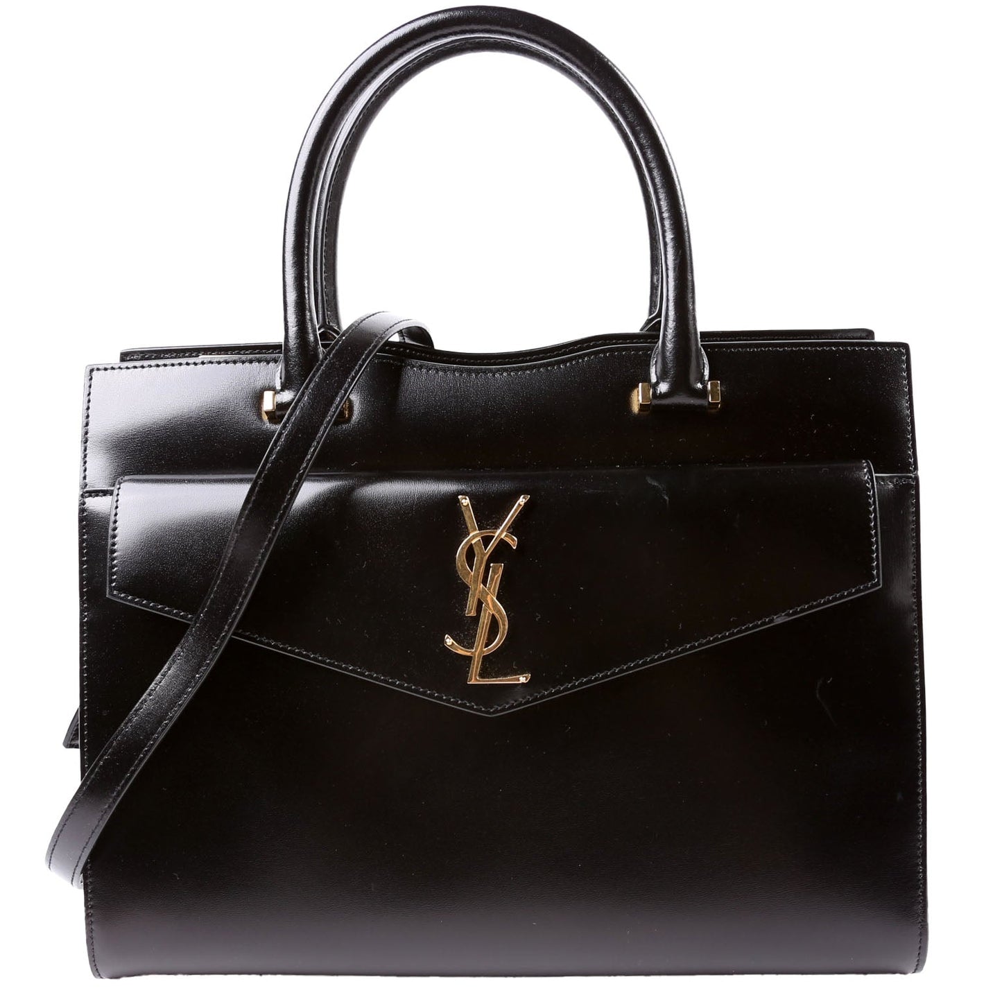 Saint Laurent Uptown Satchel Medium 557653 Black Bag