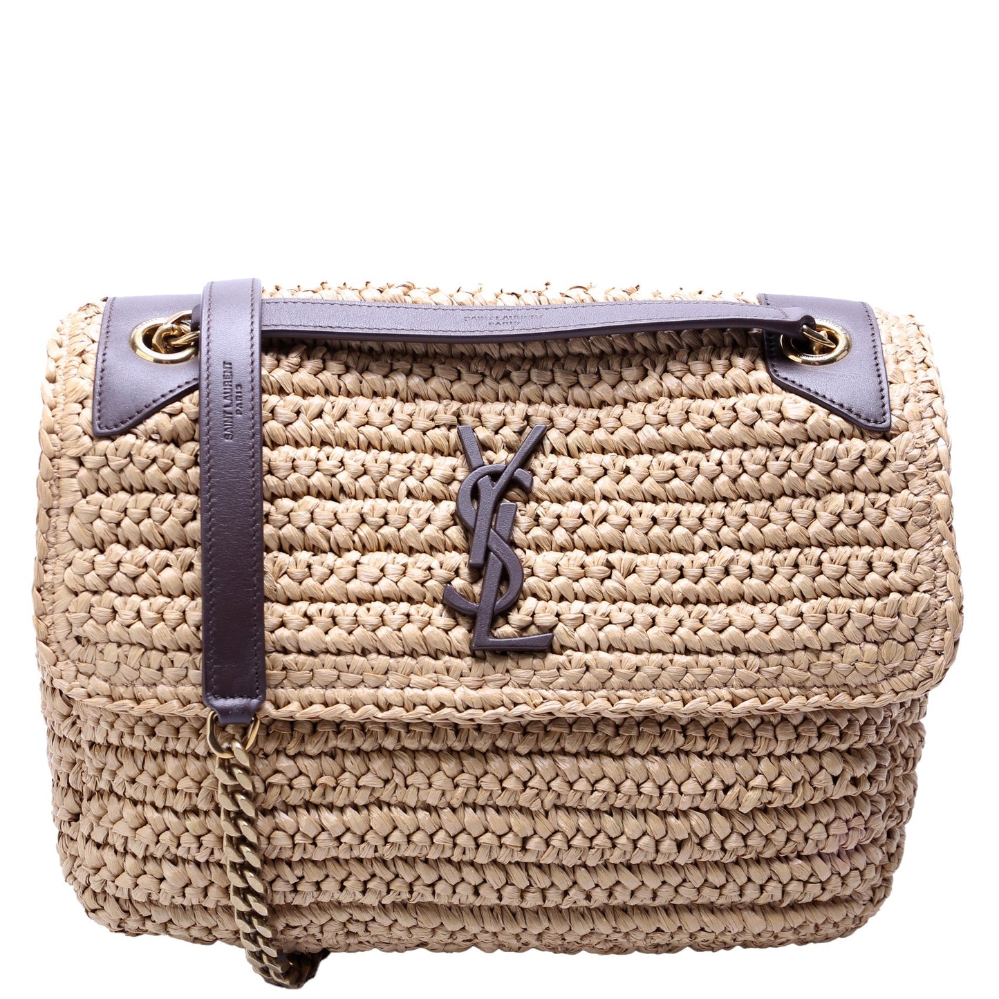Saint Laurent Niki Medium Raffia 633187 Bag