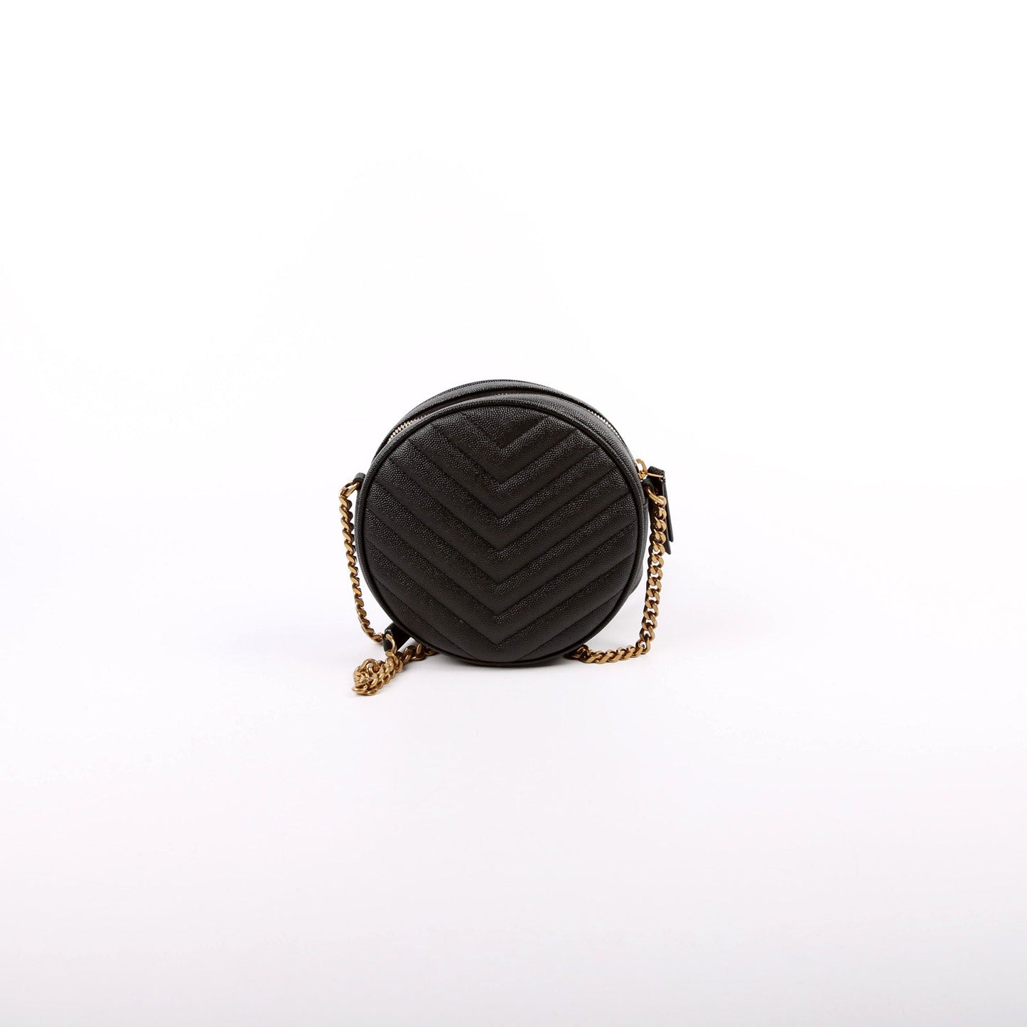 Saint Laurent Grain De Round Camera Black Bag