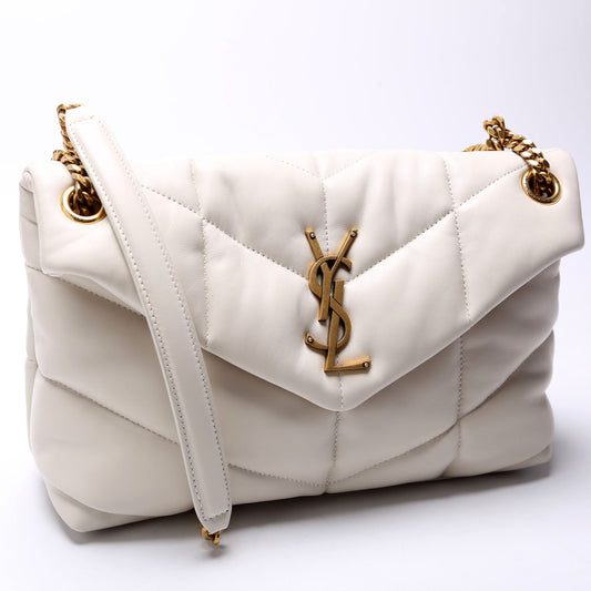 Saint Laurent Puffer Quilted Small Lambskin 577476 Bag