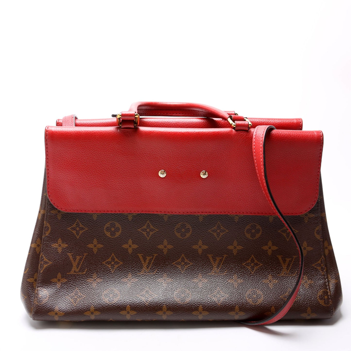 Louis Vuitton Venus Satchel Monogram Red