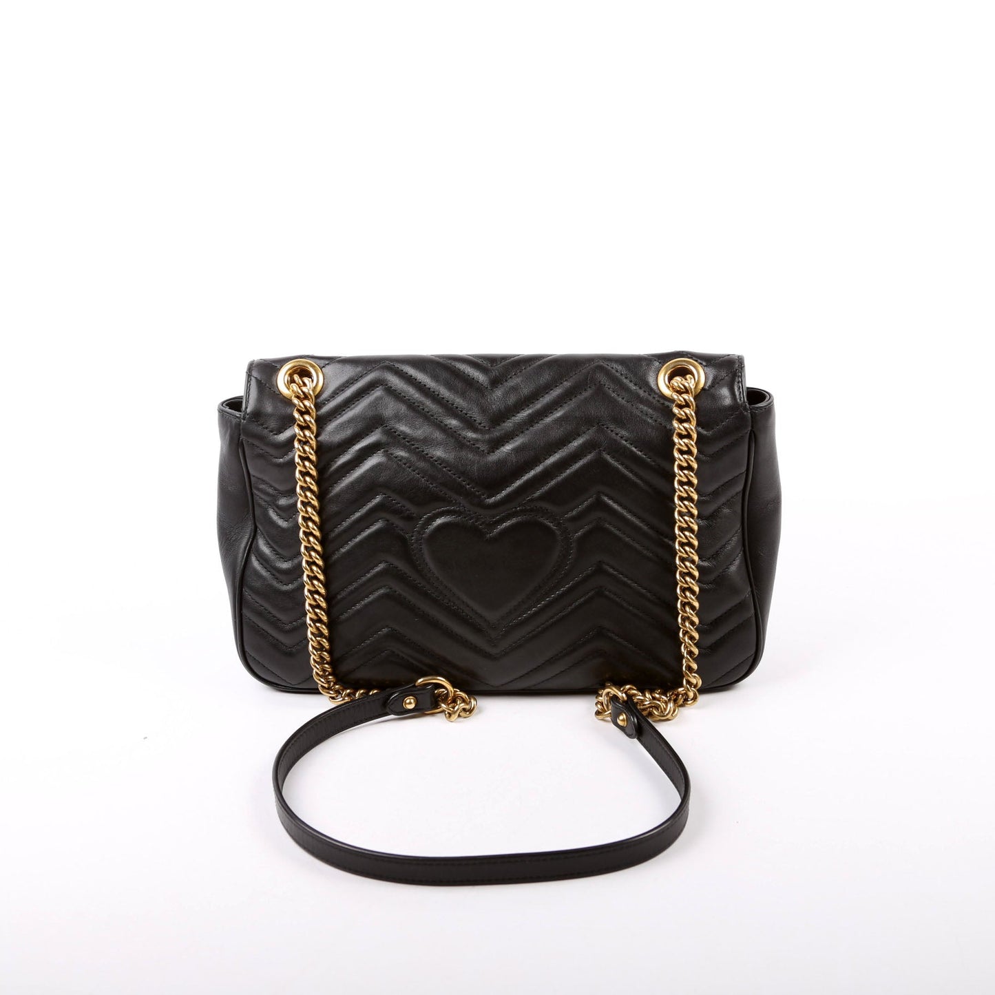 Gucci 443496 Marmont Shoulder Black Bag