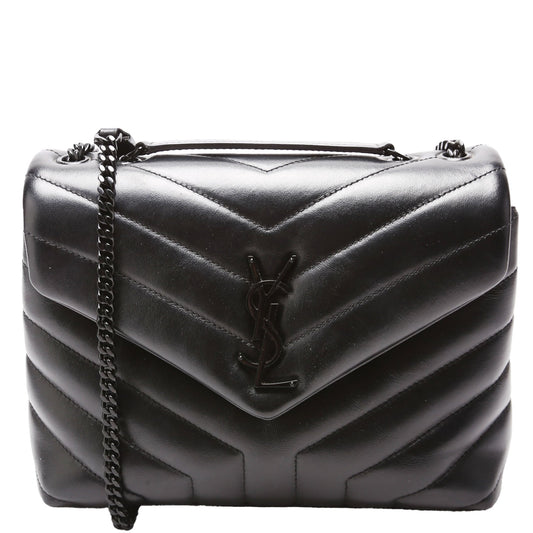 Saint Laurent LouLou Satchel Small 494699 Black Bag