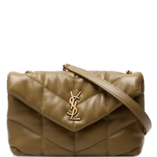 Saint Laurent LouLou Toy Puffer 620333 Green Bag