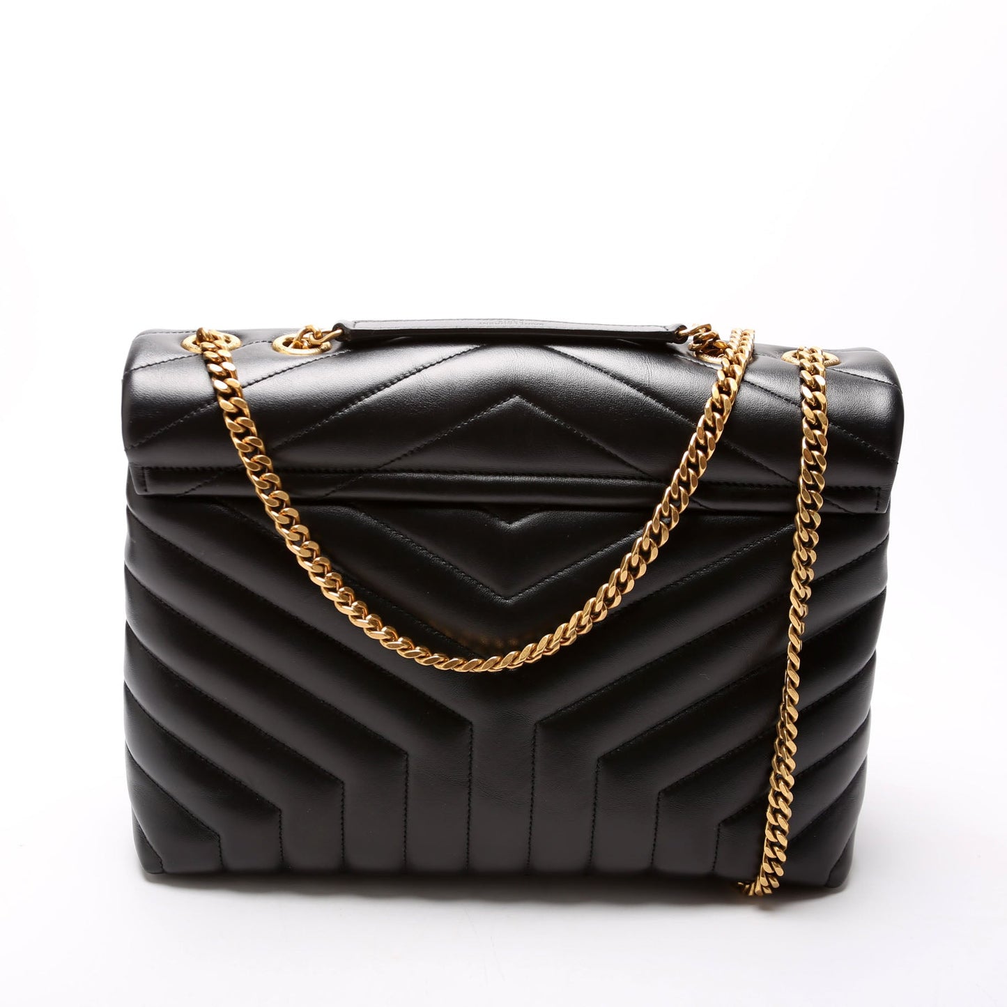 Saint Laurent LouLou Medium Quilted 574946 Black Bag