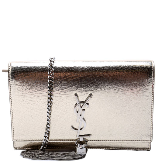 Saint Laurent Kate Tassel Chain Wallet 452159 Gold Bag