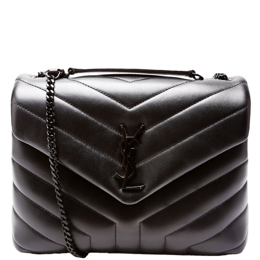 Saint Laurent LouLou Satchel Small 494699 Black Bag