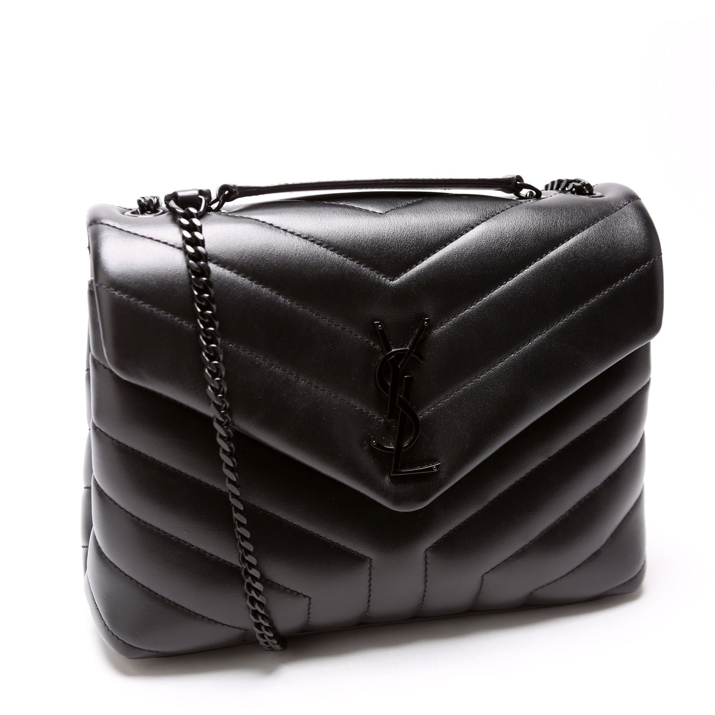 Saint Laurent LouLou Satchel Small 494699 Black Bag