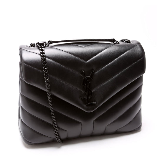 Saint Laurent LouLou Satchel Small 494699 Black Bag