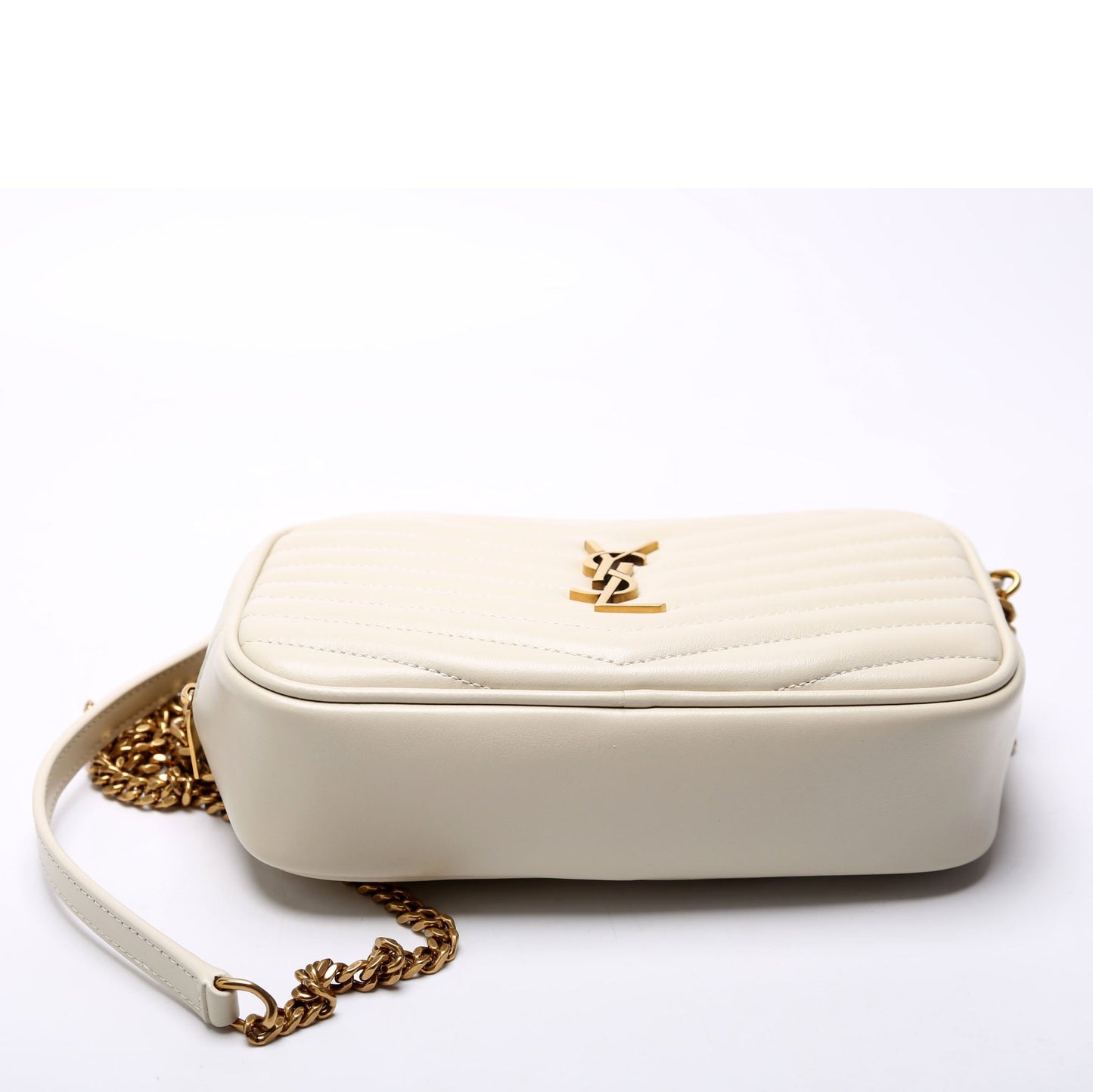 Saint Laurent Lou Camera Mini 748849 Cream Bag