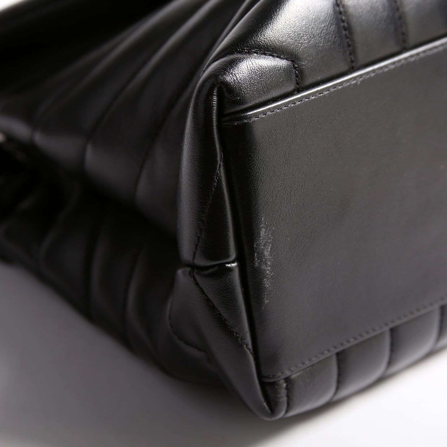 Saint Laurent LouLou Satchel Medium 487216 Black Bag