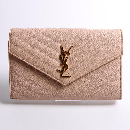 Saint Laurent Grain De Wallet 377828 Pink Bag