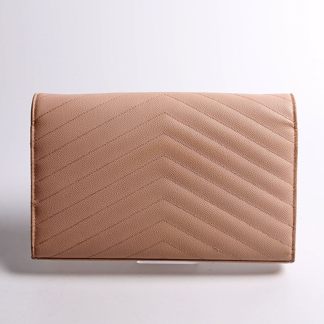 Saint Laurent Grain De Wallet 377828 Pink Bag