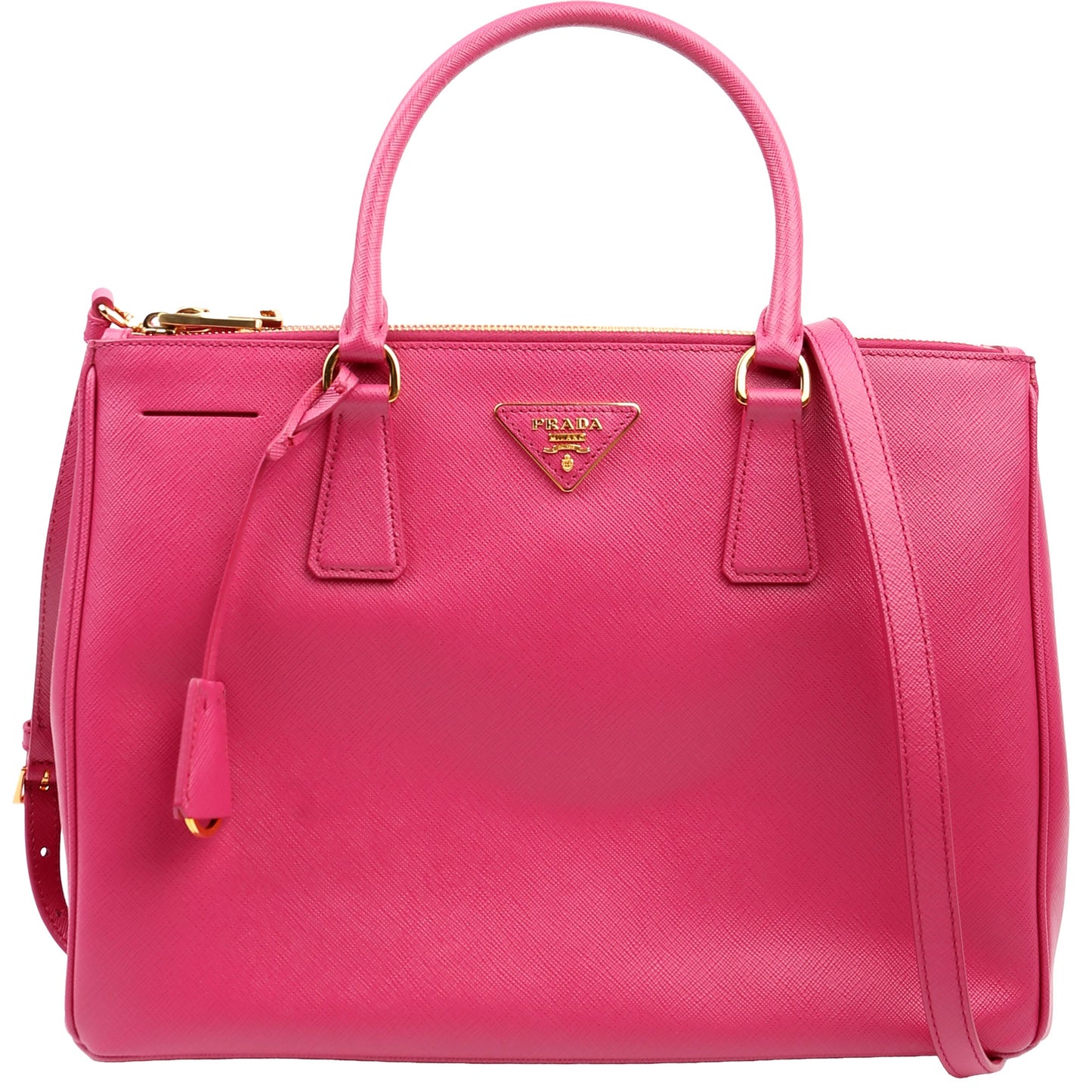 Prada Saffiano Lux Medium Galleria Pink Bag