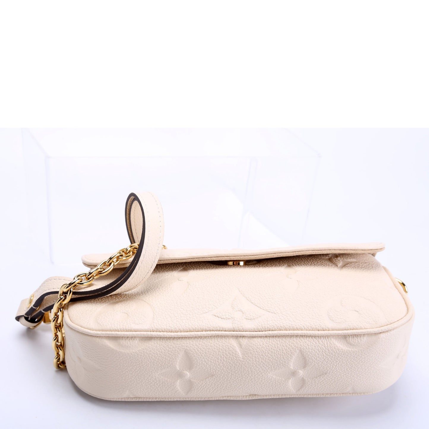 Louis Vuitton Ivy Wallet On Chain Empreinte Cream/Gold