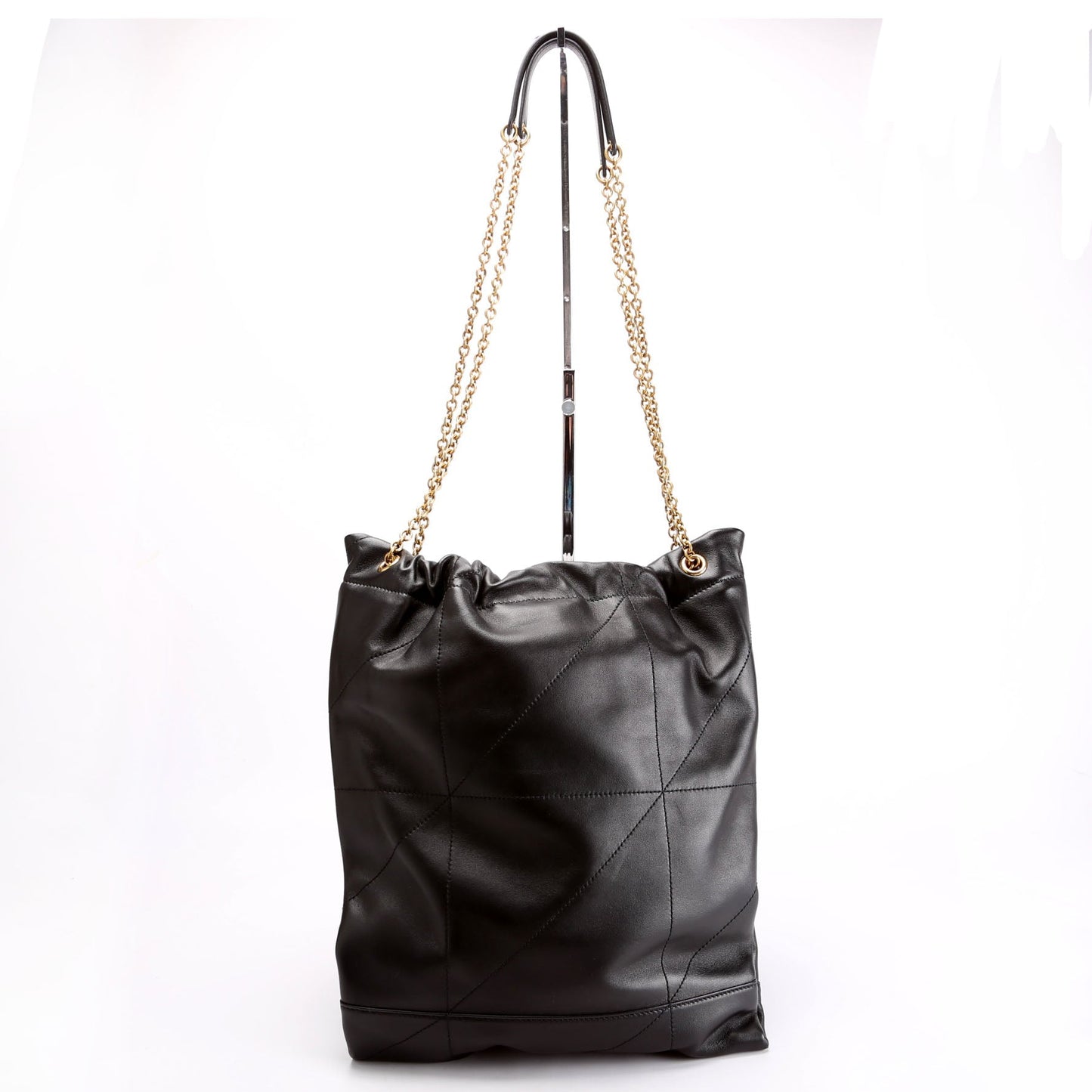 Saint Laurent 781666 Jamie 4.3 Pochon Lambskin Black Bag