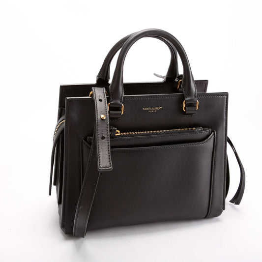 Saint Laurent Eastside Smooth Calfskin Small Tote 554116 Black Bag