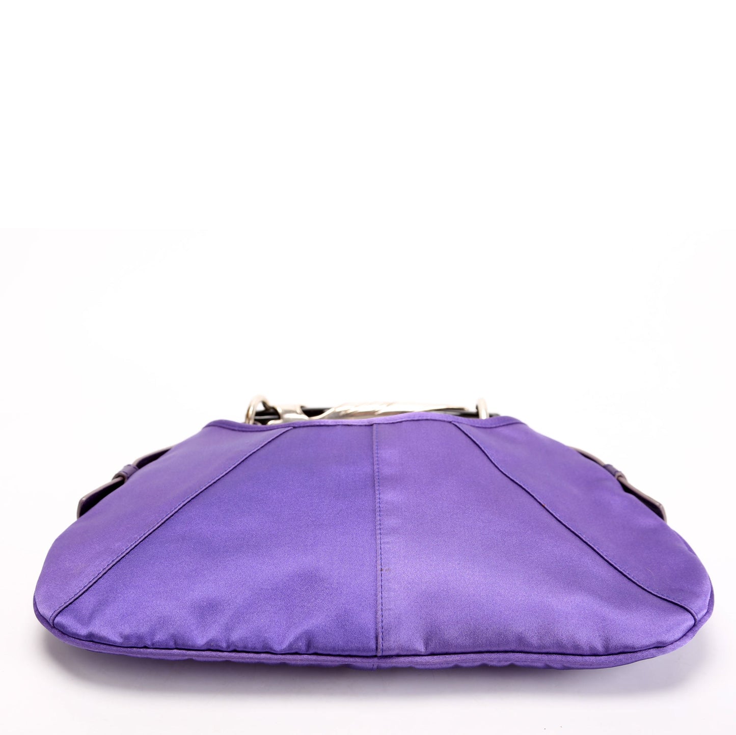Saint Laurent X Tom Ford Mombasa Satin Shoulder Vintage Purple Bag