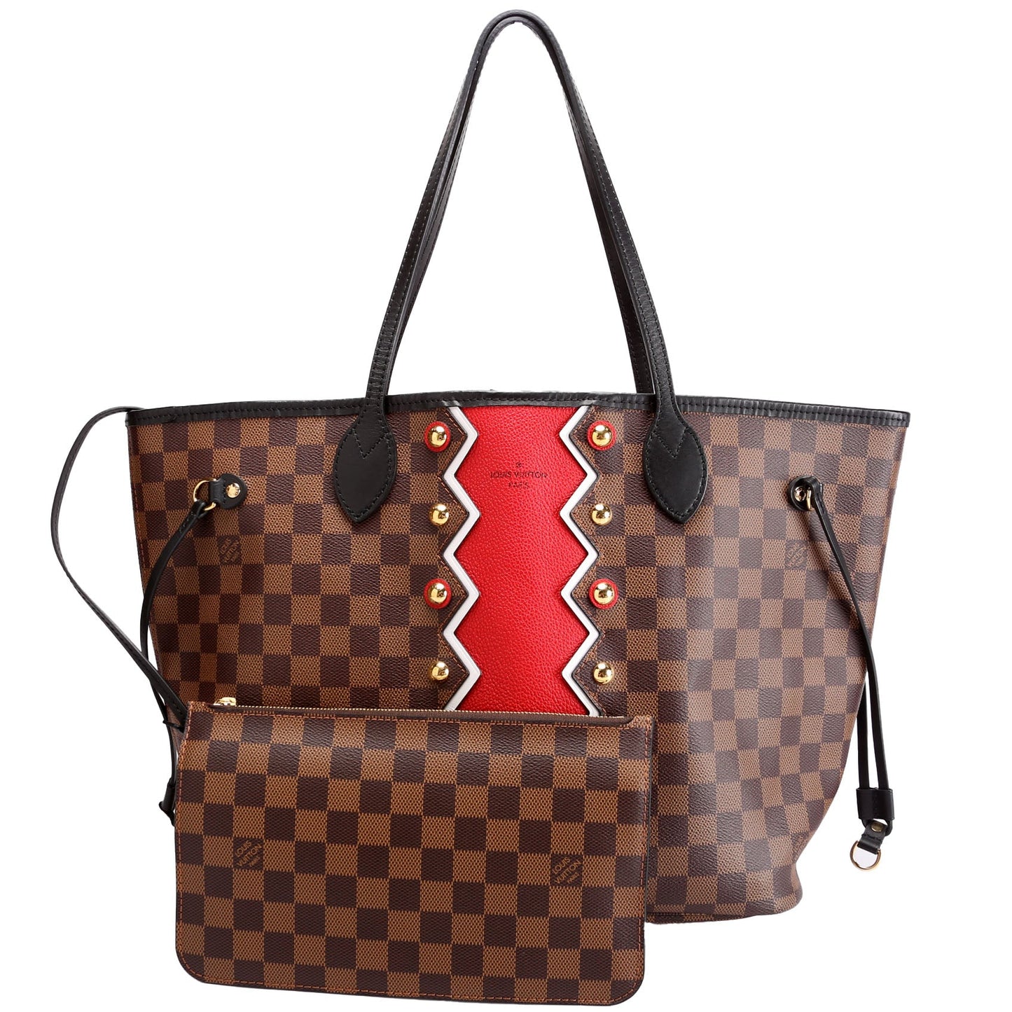 Louis Vuitton Neverfull With Wallet MM Karakoram Ebene