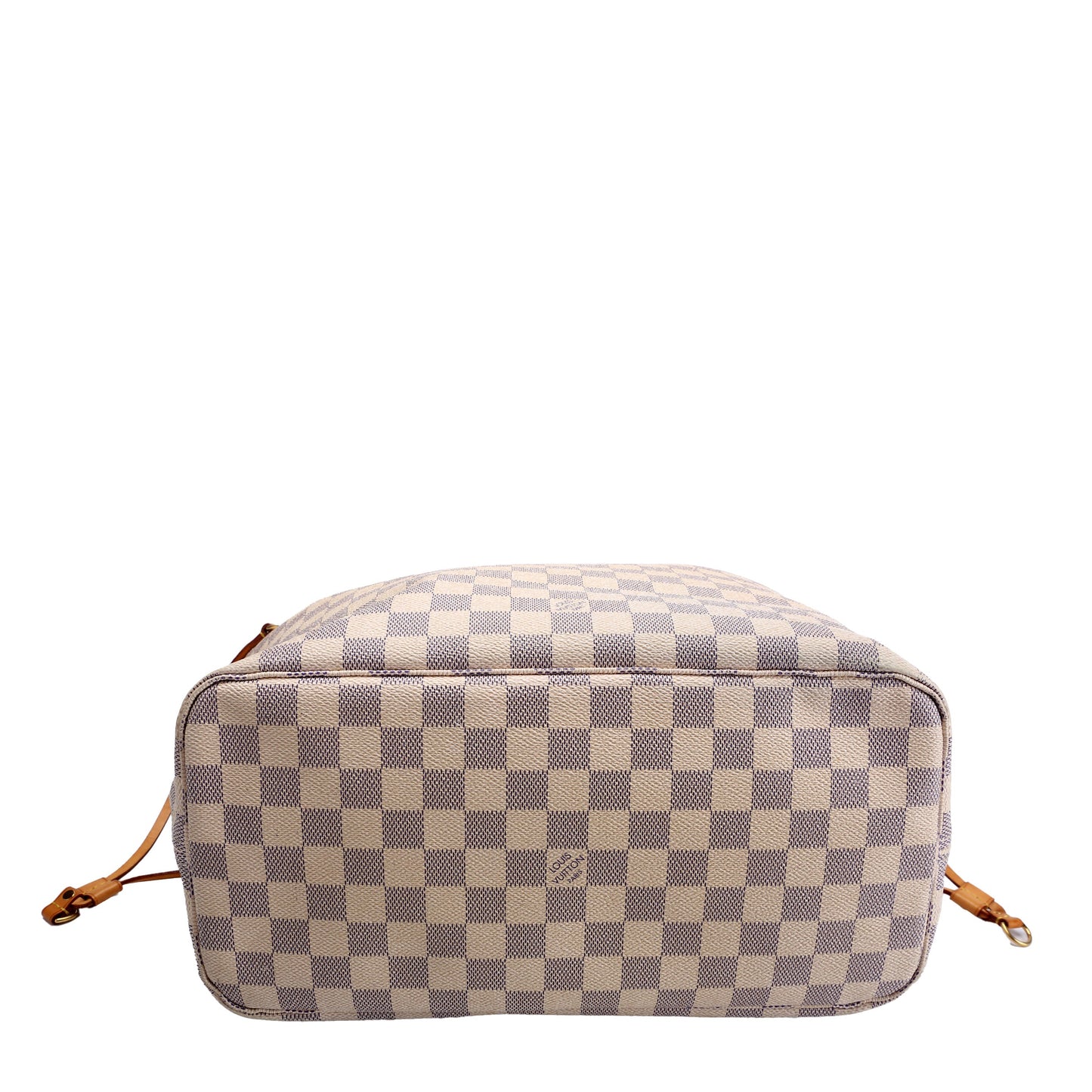 Louis Vuitton Neverfull With Wallet MM Damier Azur