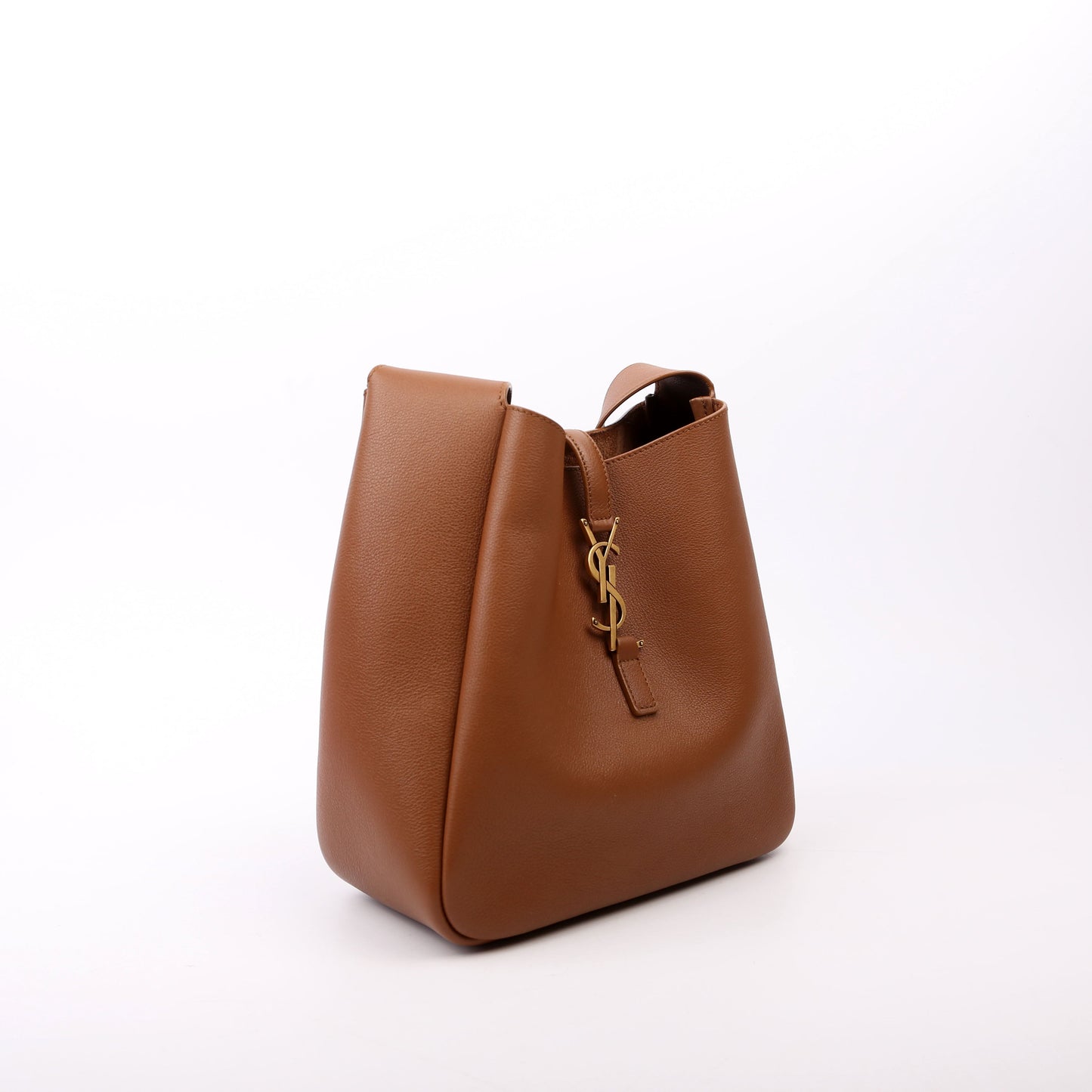 Saint Laurent 713938 Le A 7 Supple Small Hobo Brown Bag