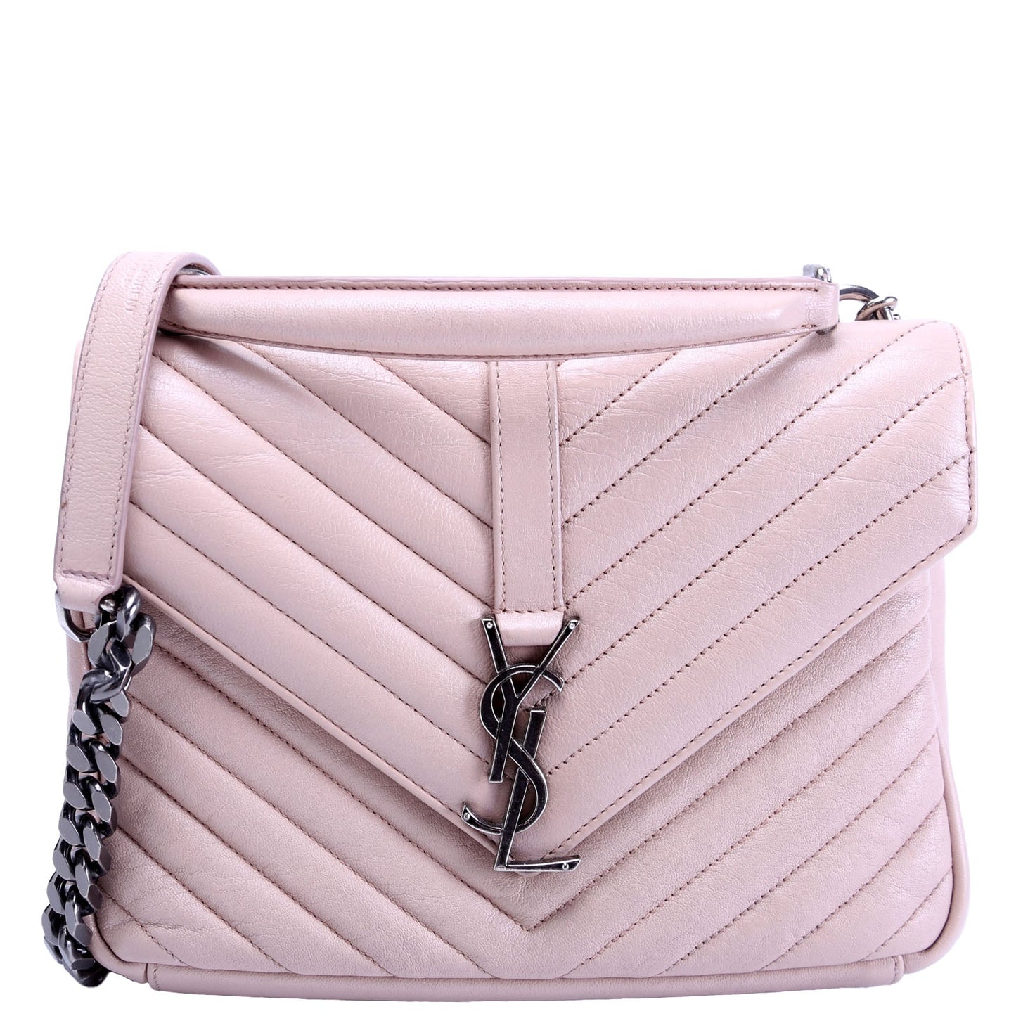 Saint Laurent College Medium Taupe Bag