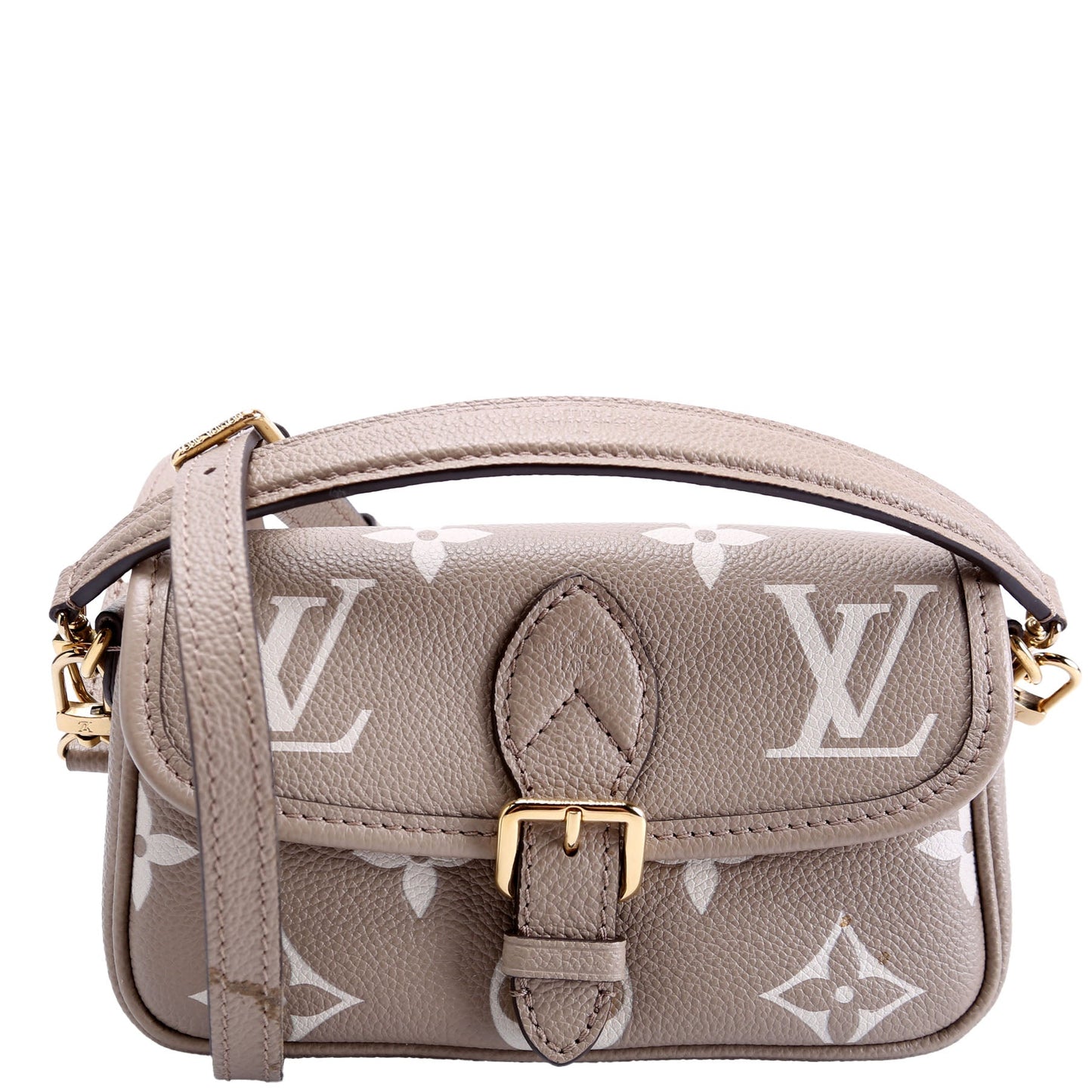 Louis Vuitton Nano Diane Bi-Color Empriente Turtle Dove