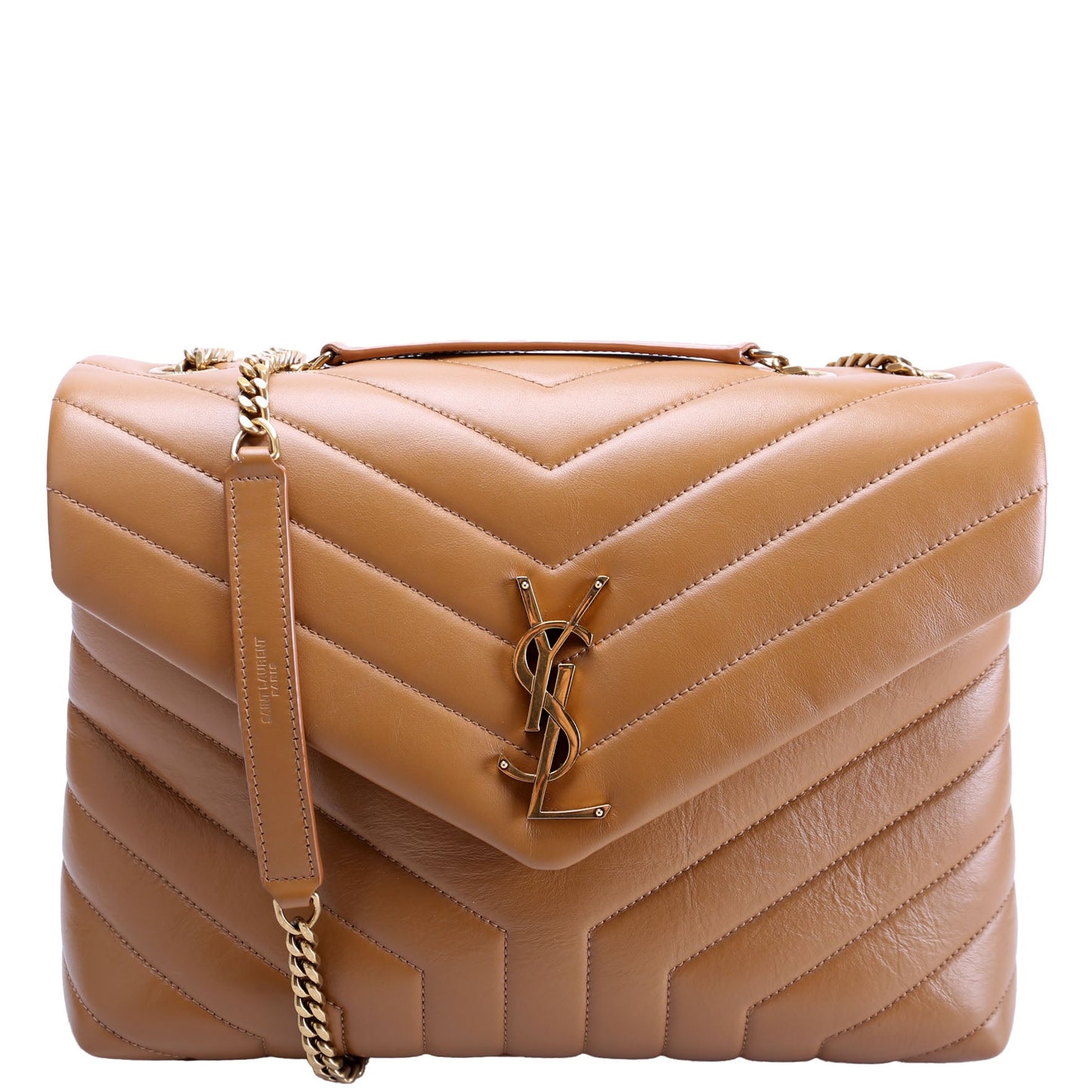 Saint Laurent LouLou Medium Quilted 574946 Brown Bag
