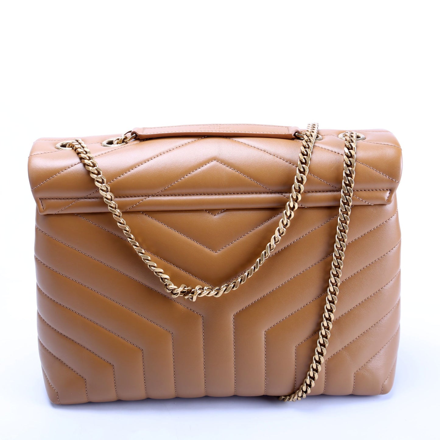 Saint Laurent LouLou Medium Quilted 574946 Brown Bag