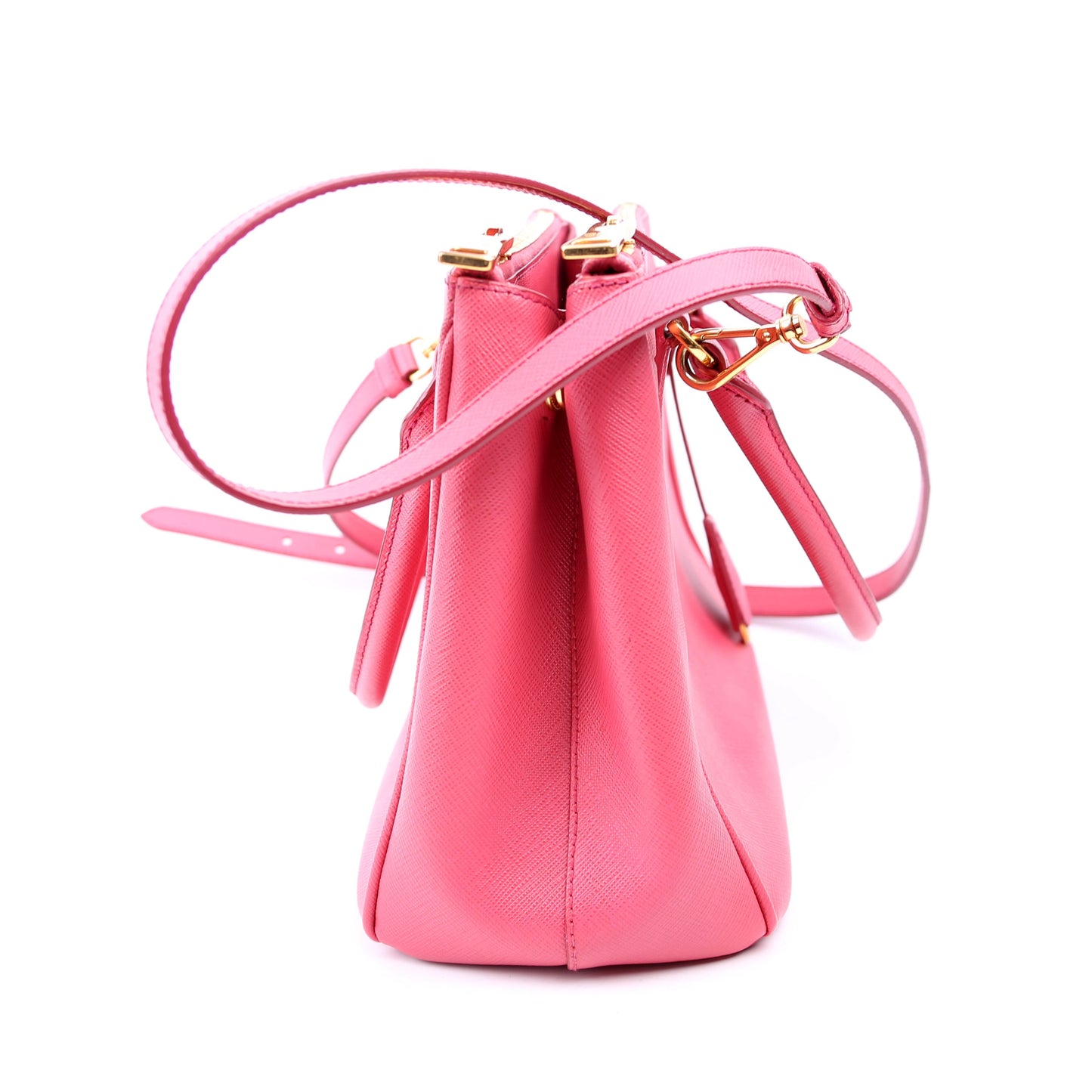 Prada Saffiano Galleria Small Pink Bag