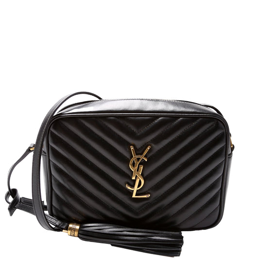 Saint Laurent Lou Camera Quilted 612544 Black Bag