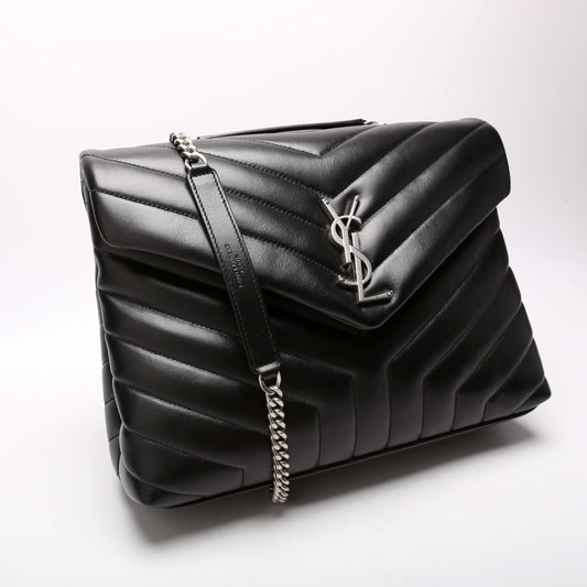 Saint Laurent LouLou Medium Quilted 574946 Black Bag