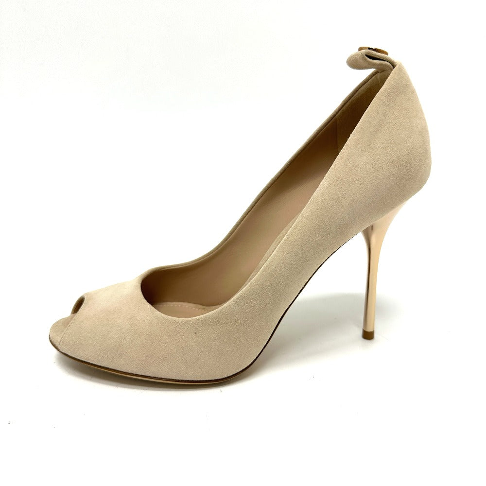 LOUIS VUITTON pumps suede beige 37 1/2