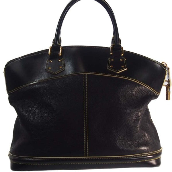 LOUIS VUITTON Handbag M91887 leather Noir LockitPM Suhari Tote Bag Women(Unisex)