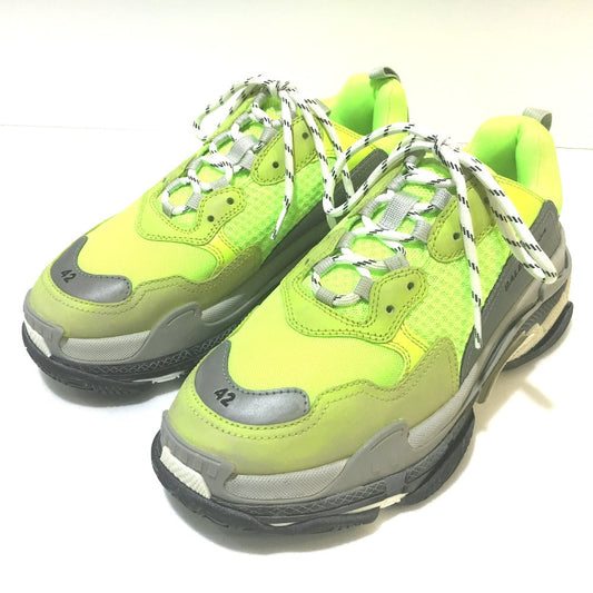 BALENCIAGA sneakers canvas multicolor dad shoes Triple S Trainer 2018ss Triple S shoes used processing mens 42