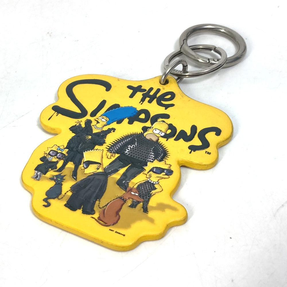 BALENCIAGA key ring 678769 leather yellow Simpsons The Simpsons collaboration mens