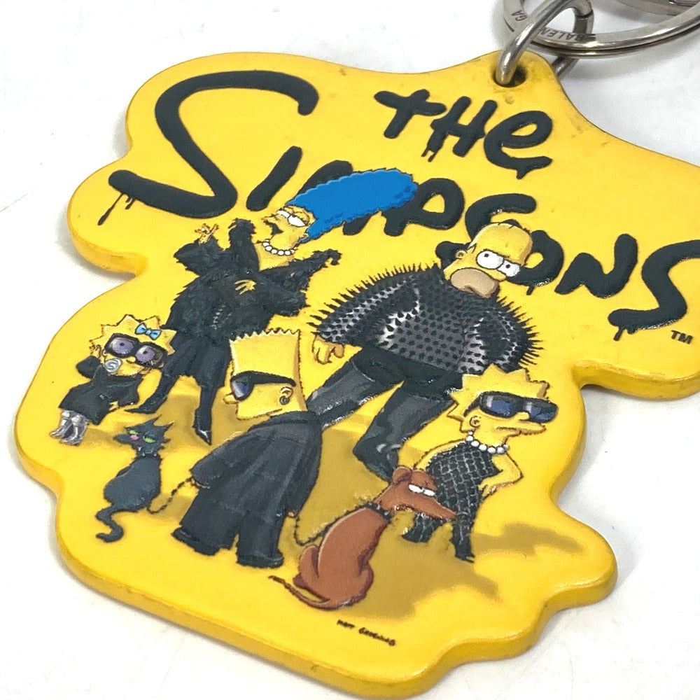 BALENCIAGA key ring 678769 leather yellow Simpsons The Simpsons collaboration mens
