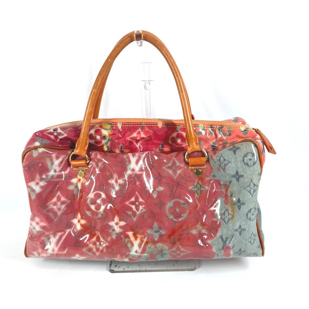 LOUIS VUITTON Boston Duffel bag M95734 Plastics, Leather Orange Monogram pulp Weekender PM Women