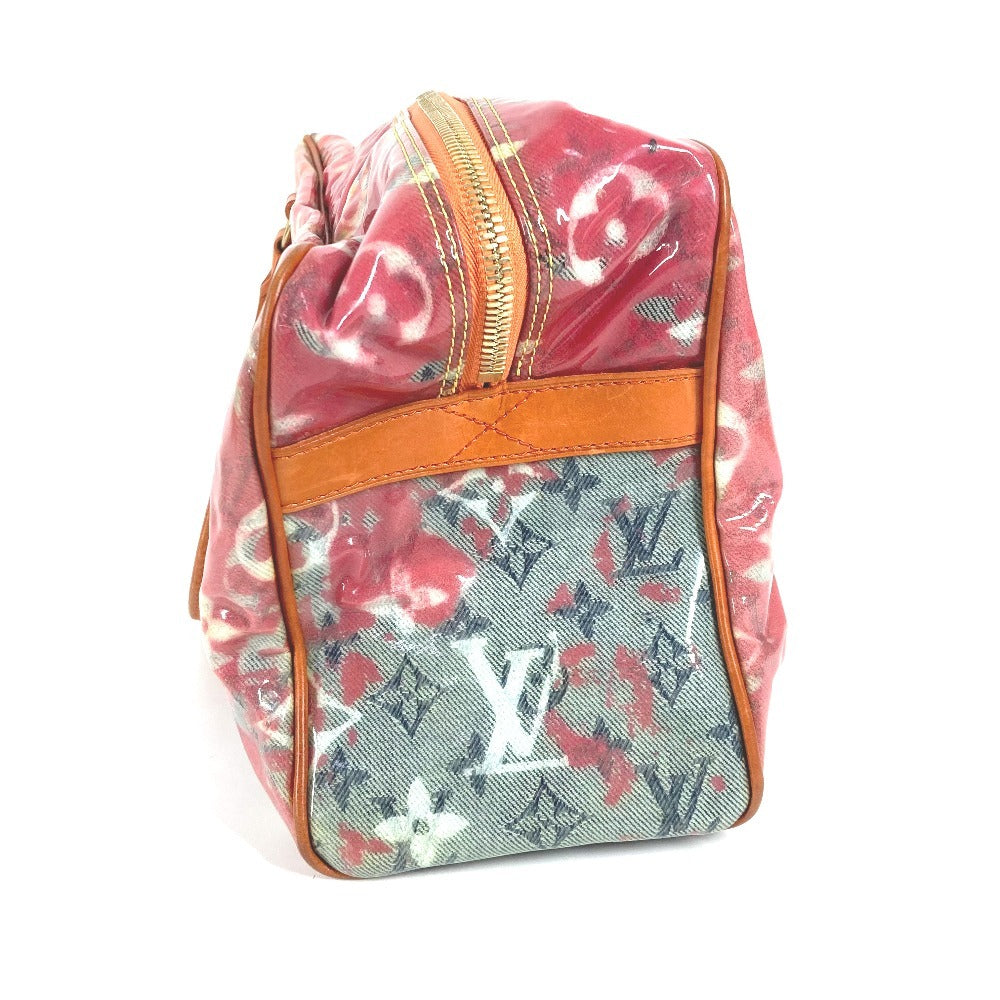 LOUIS VUITTON Boston Duffel bag M95734 Plastics, Leather Orange Monogram pulp Weekender PM Women