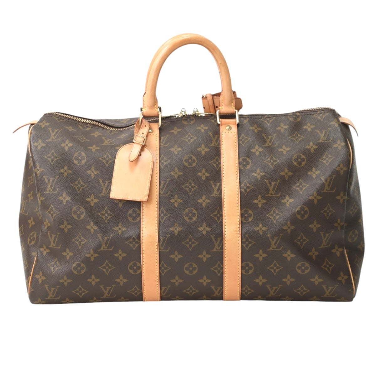LOUIS VUITTON Boston Duffel bag M41428 Monogram canvas Brown Travel bag Monogram Keepall  45 Women(Unisex)