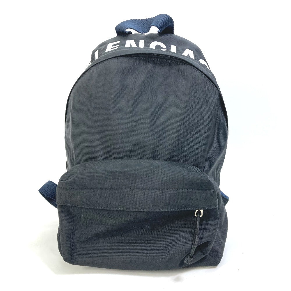 BALENCIAGA Backpack 565798 Nylon black Backpack Wheel Backpack S mens