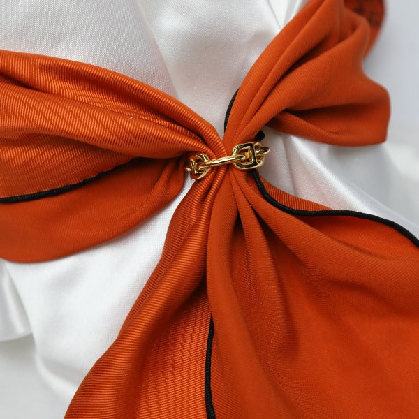 HERMES Scarf ring metallic gold 21.5 Chene Dunkle Scarf Scarf ring Women