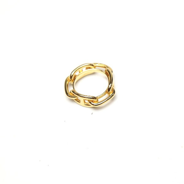 HERMES Scarf ring metallic gold 21.5 Chene Dunkle Scarf Scarf ring Women