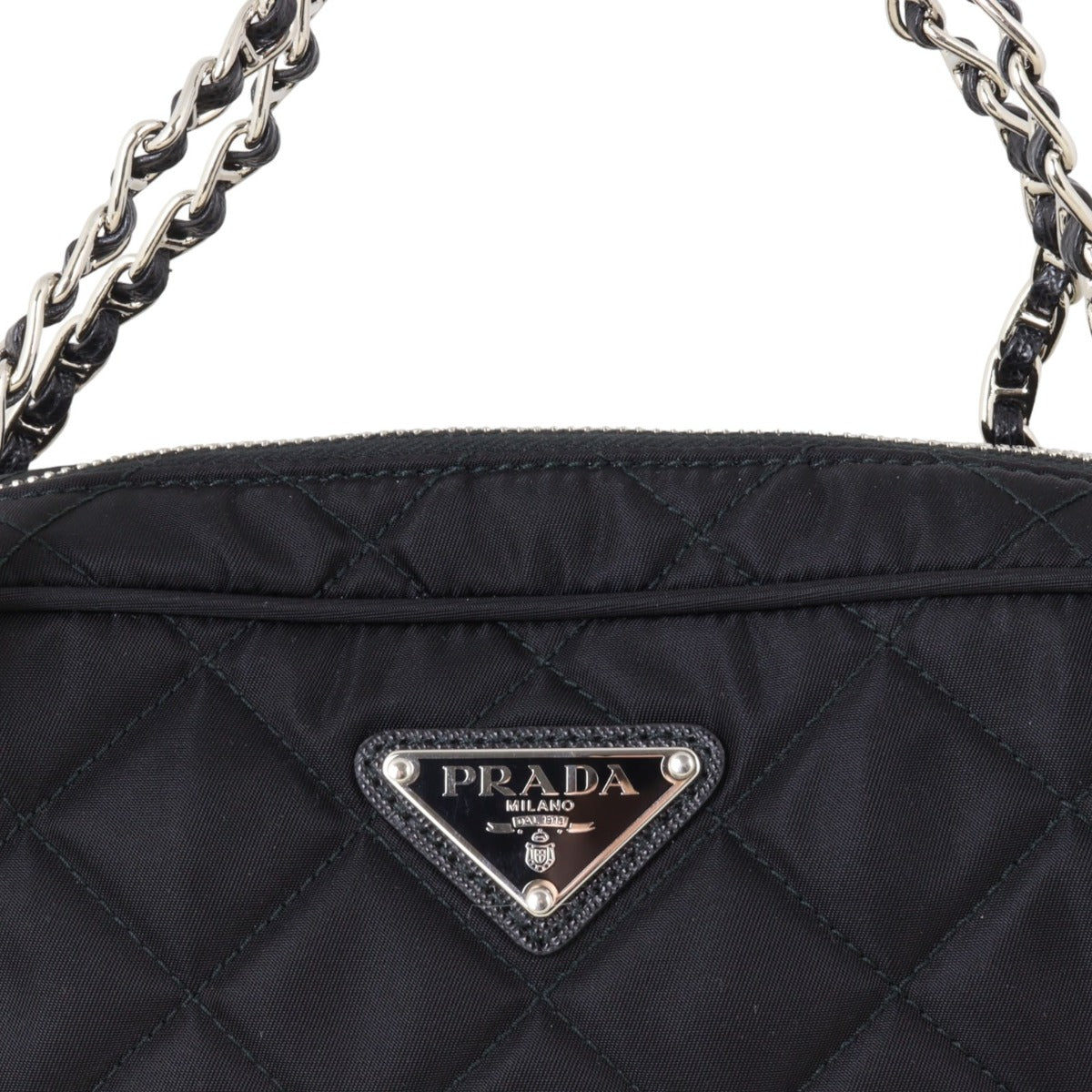 Prada Impuntu Tessuto Shoulder Bag