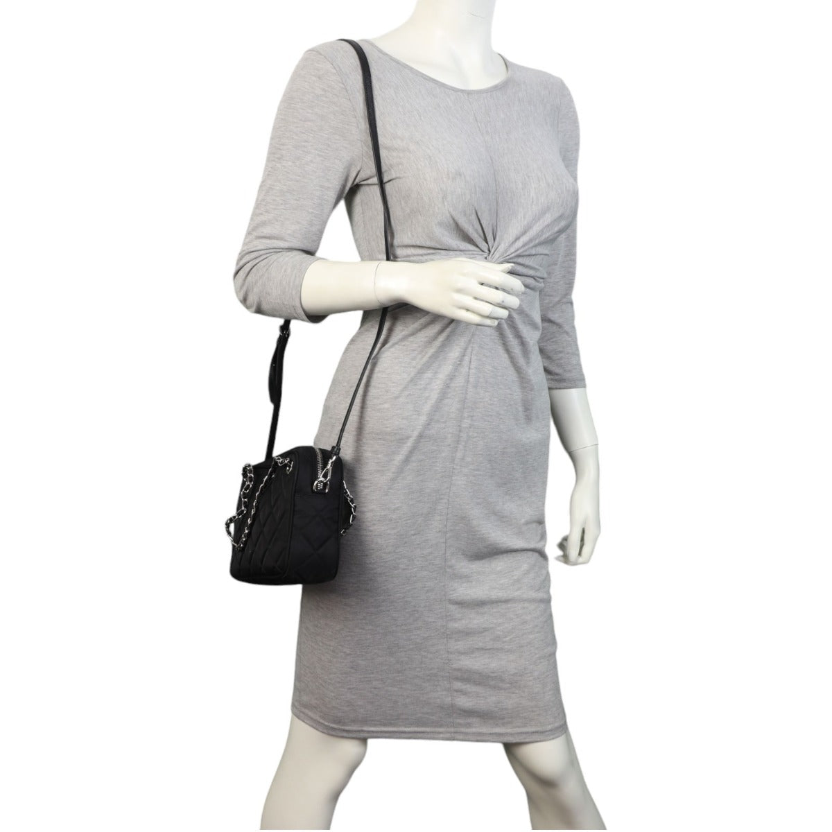 Prada Impuntu Tessuto Shoulder Bag