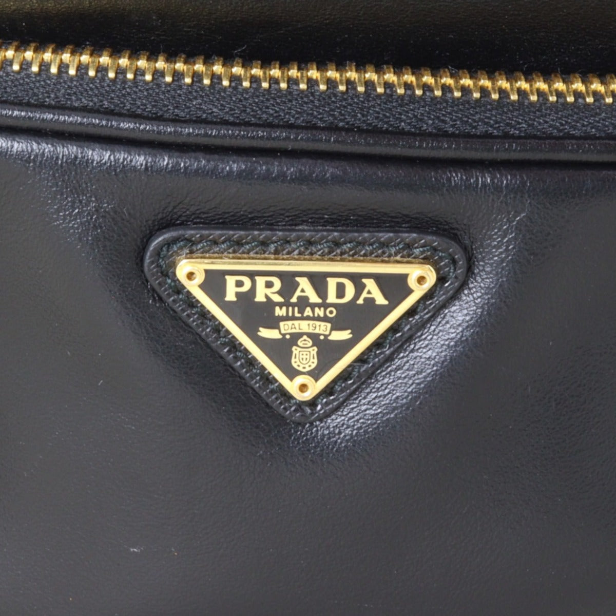 Prada Duet Leather Bucket Bag