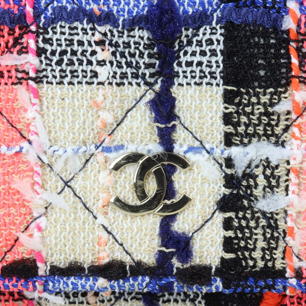 Chanel Classic Wallet on Chain Tweed