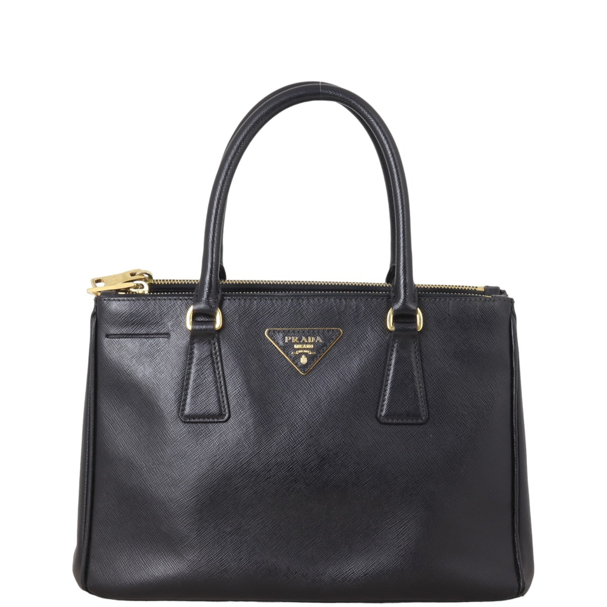 Prada Saffiano Lux Galleria Double Zip Tote Small
